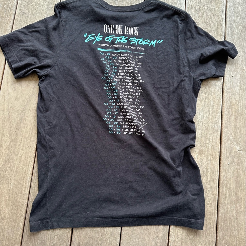 One OK Rock, Eye of the Storm 2019 tour T-shirt L - Picture 3 of 3